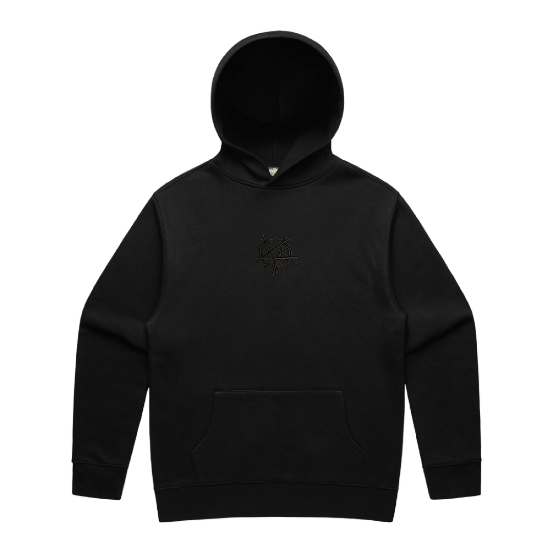 SLAM EMBROIDERED HOODIE BLACK (SAMPLE)