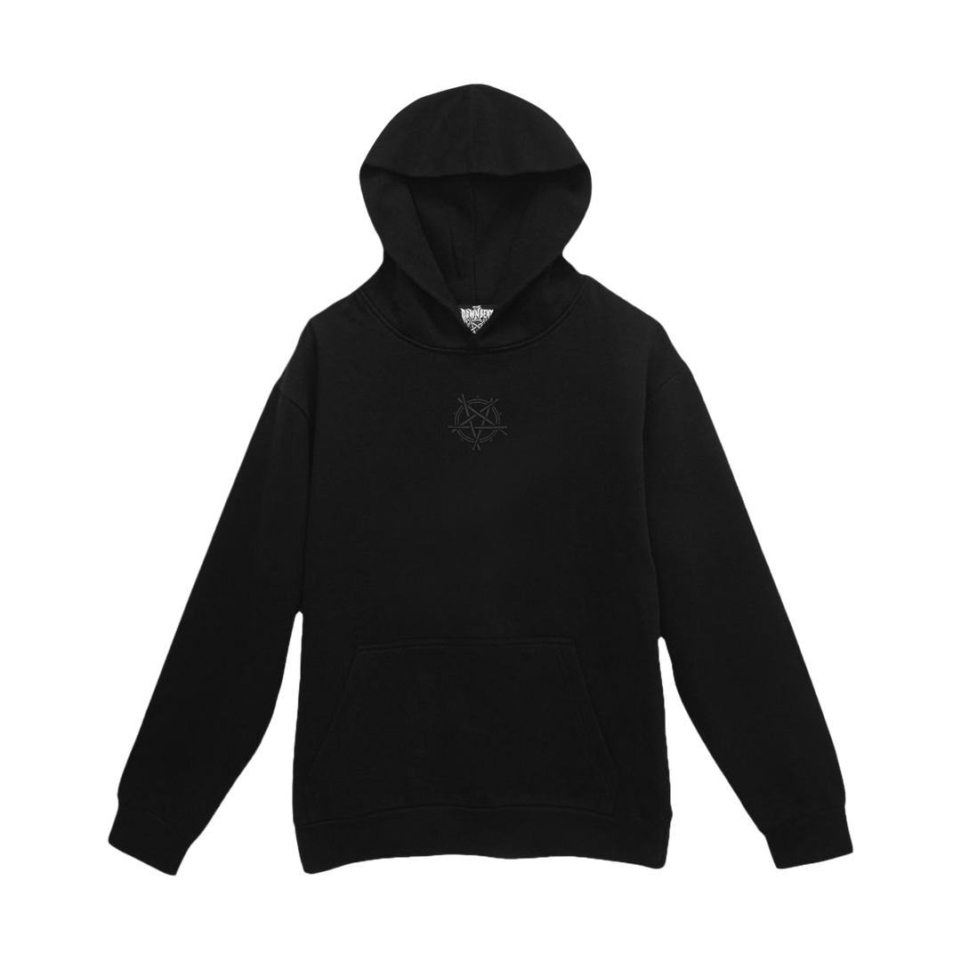 SLAM EMBROIDERED HOODIE BLACK