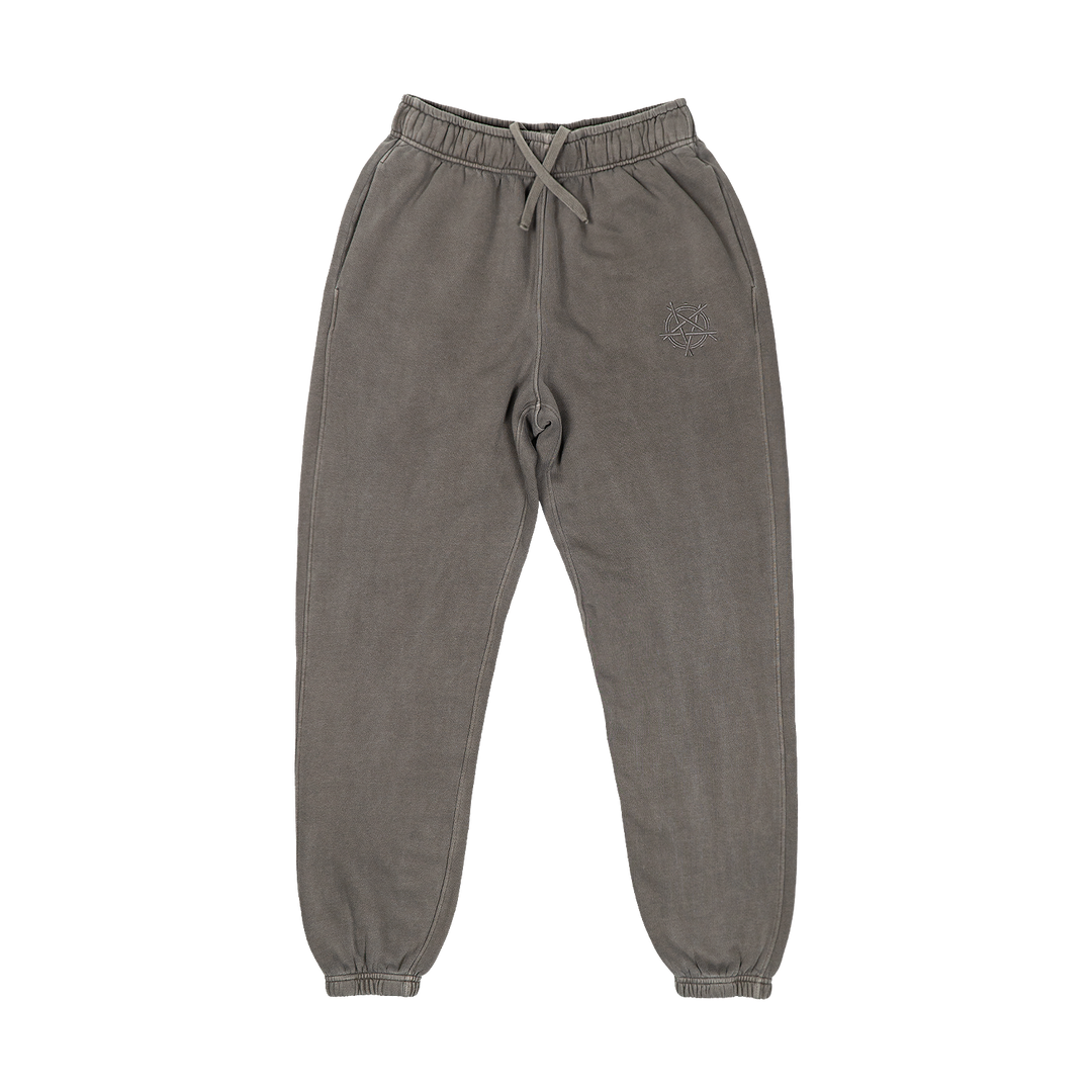 RELAX EMBROIDERED SWEATPANTS FADED GREY