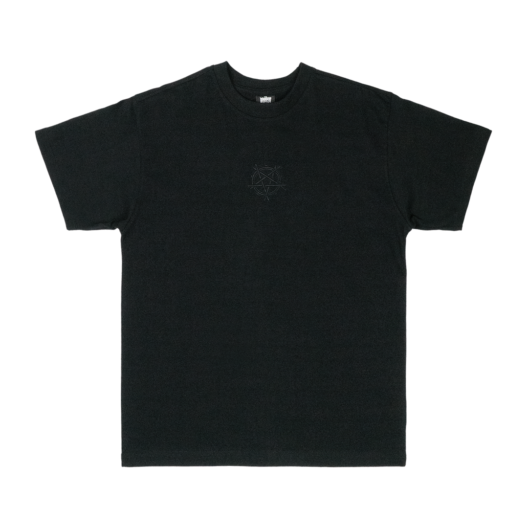 SLAM EMBROIDERED T-SHIRT BLACK